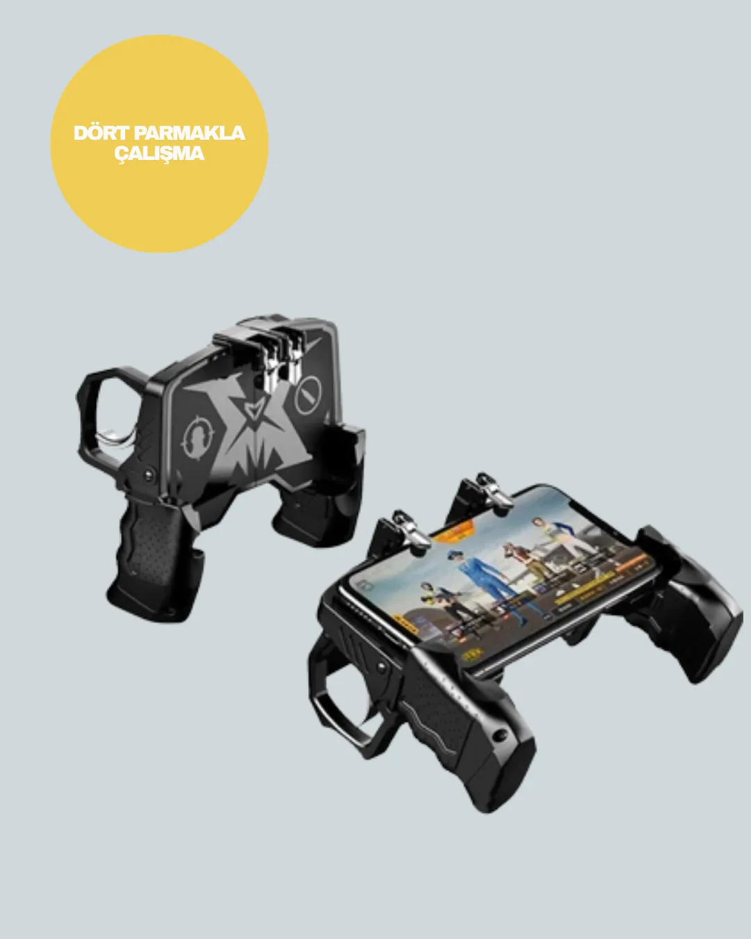 Tetikli Mobil Gamepad Ergonomik Kavramalı Oyun Aparatı