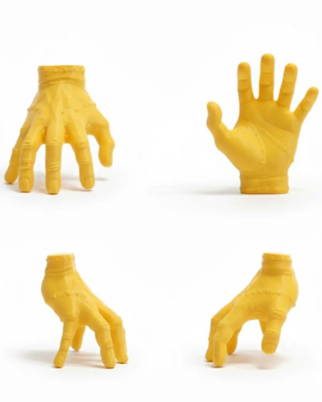 3D Modern Sarı El Biblo 17x16 cm Ev ve Ofis Dekorasyonu