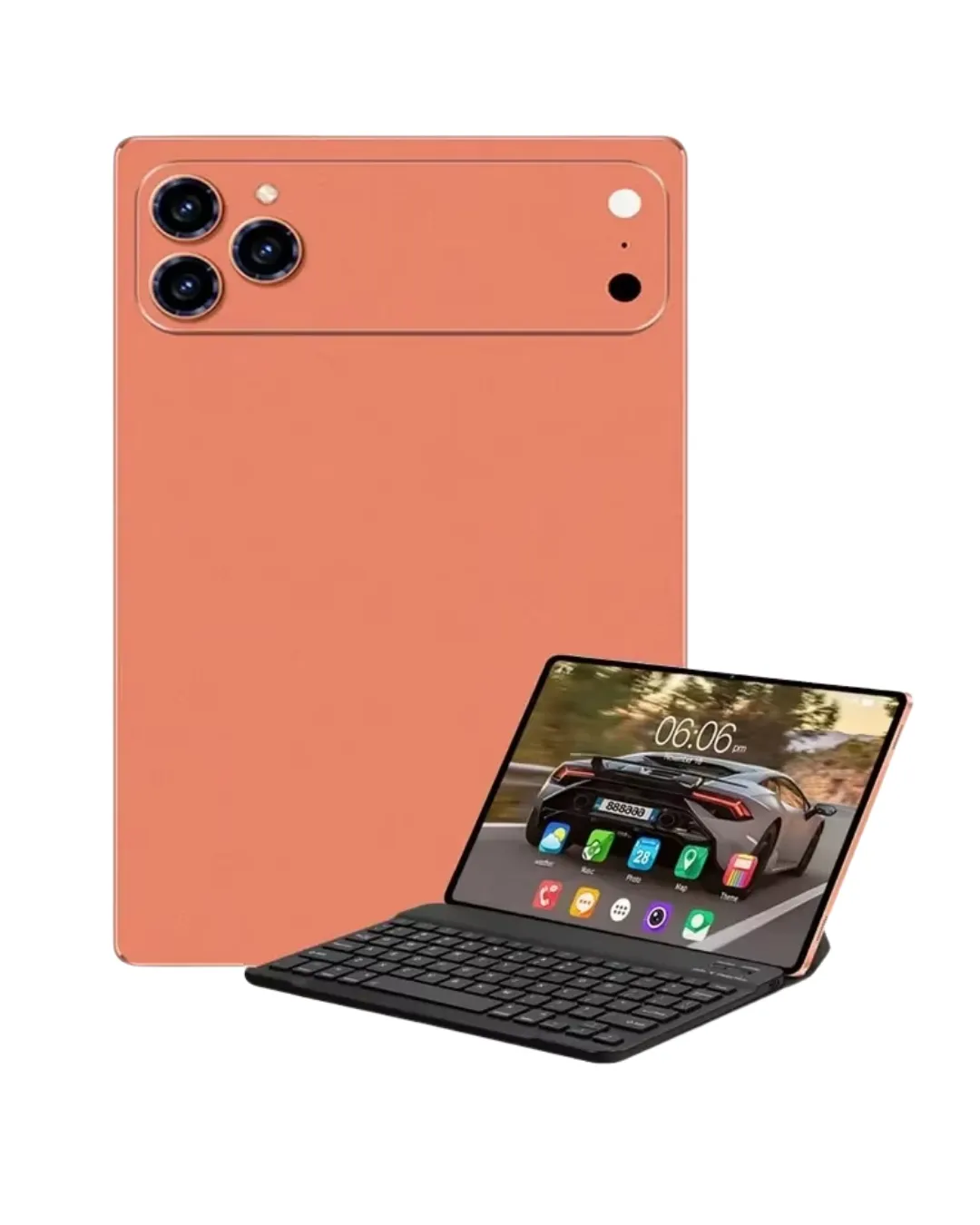 Android Tablet Klavyeli Set Stylus Kalem Kılıf Cam Dahil