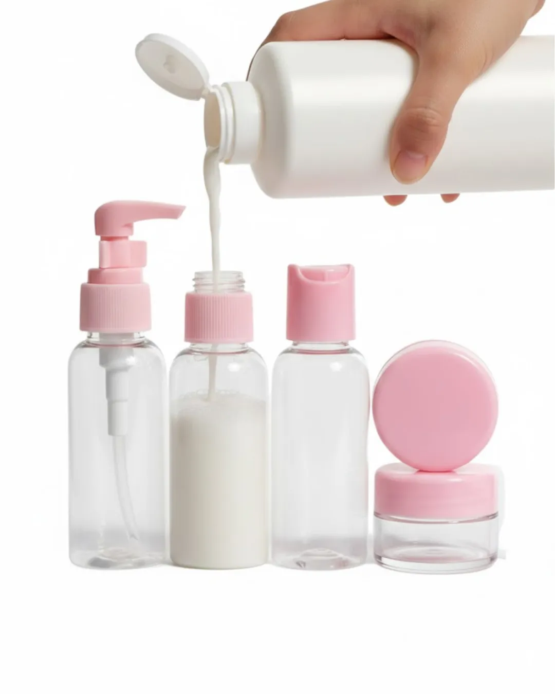 Taşınabilir 5’li Seyahat Kozmetik Şişe Seti 30 ml Sızdırmaz