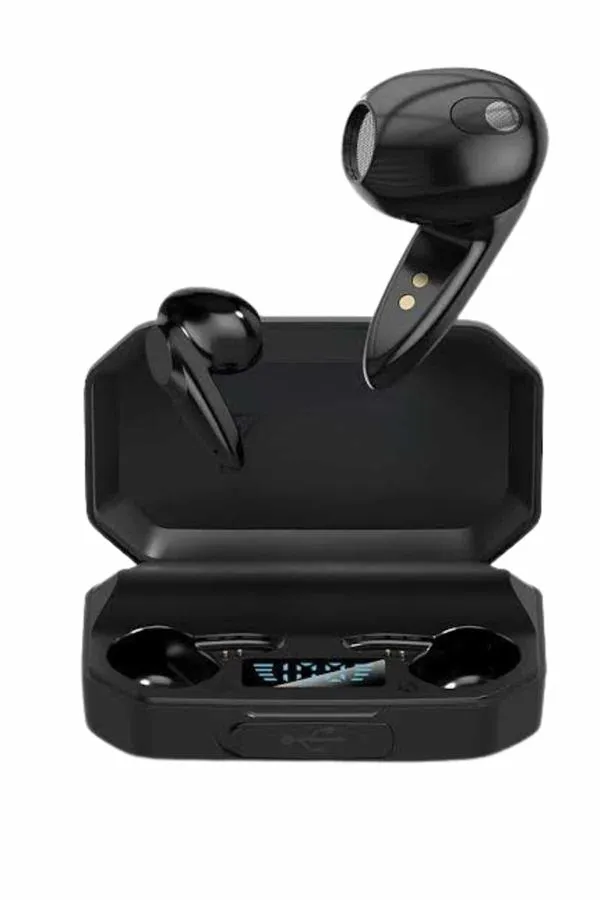 Rgb Işıklı Çift Mikrofonlu Siyah Profesyonel Oyuncu Kulaklığı Kablosuz Kulakiçi