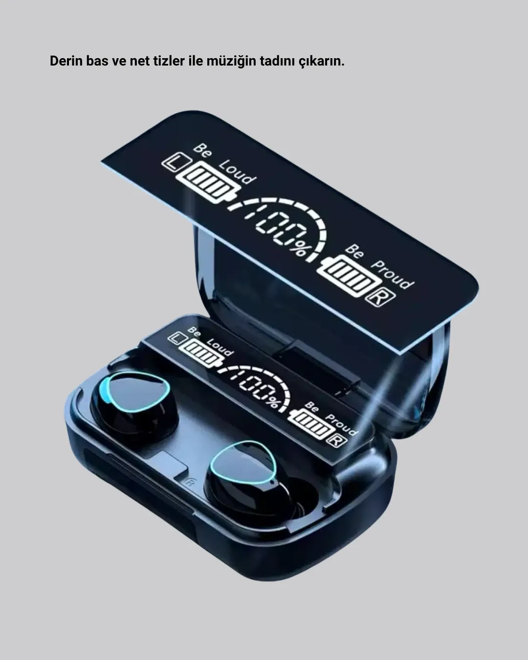 Kablosuz Bluetooth Kulaklık 5.1 Uzun Pil Ömrü Gürültü Engelleme