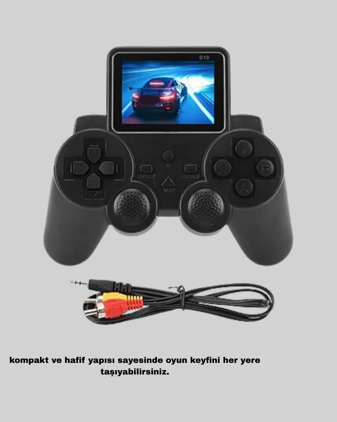 Mini Retro Oyun Konsolu S10 2.8 İnç Ekran Taşınabilir Klasik Atari