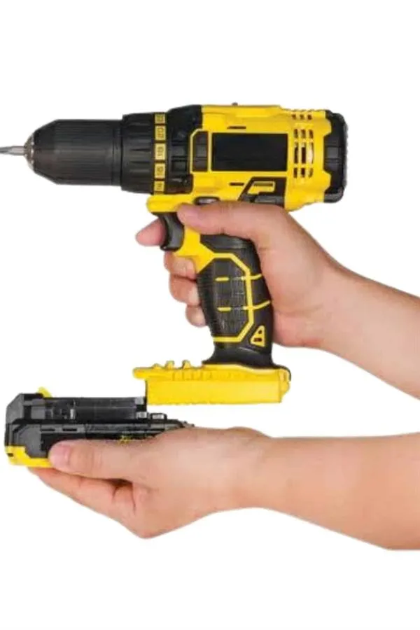 Matkap Seti 24 Parça Çift Bataryalı Darbeli Led Işıklı Vidalama