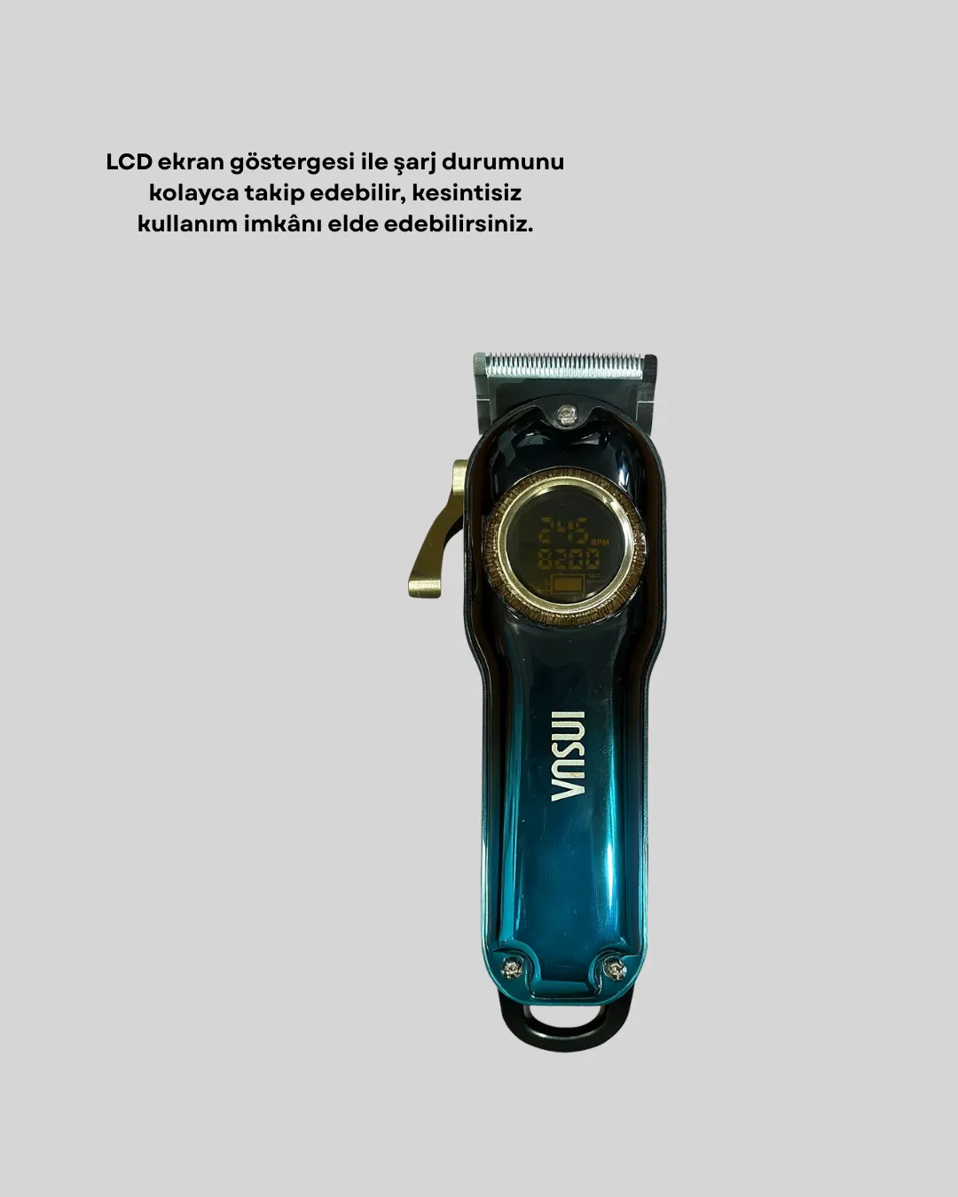 USB Type-C Şarjlı Kablosuz/Kablolu Erkek Tıraş Makinesi