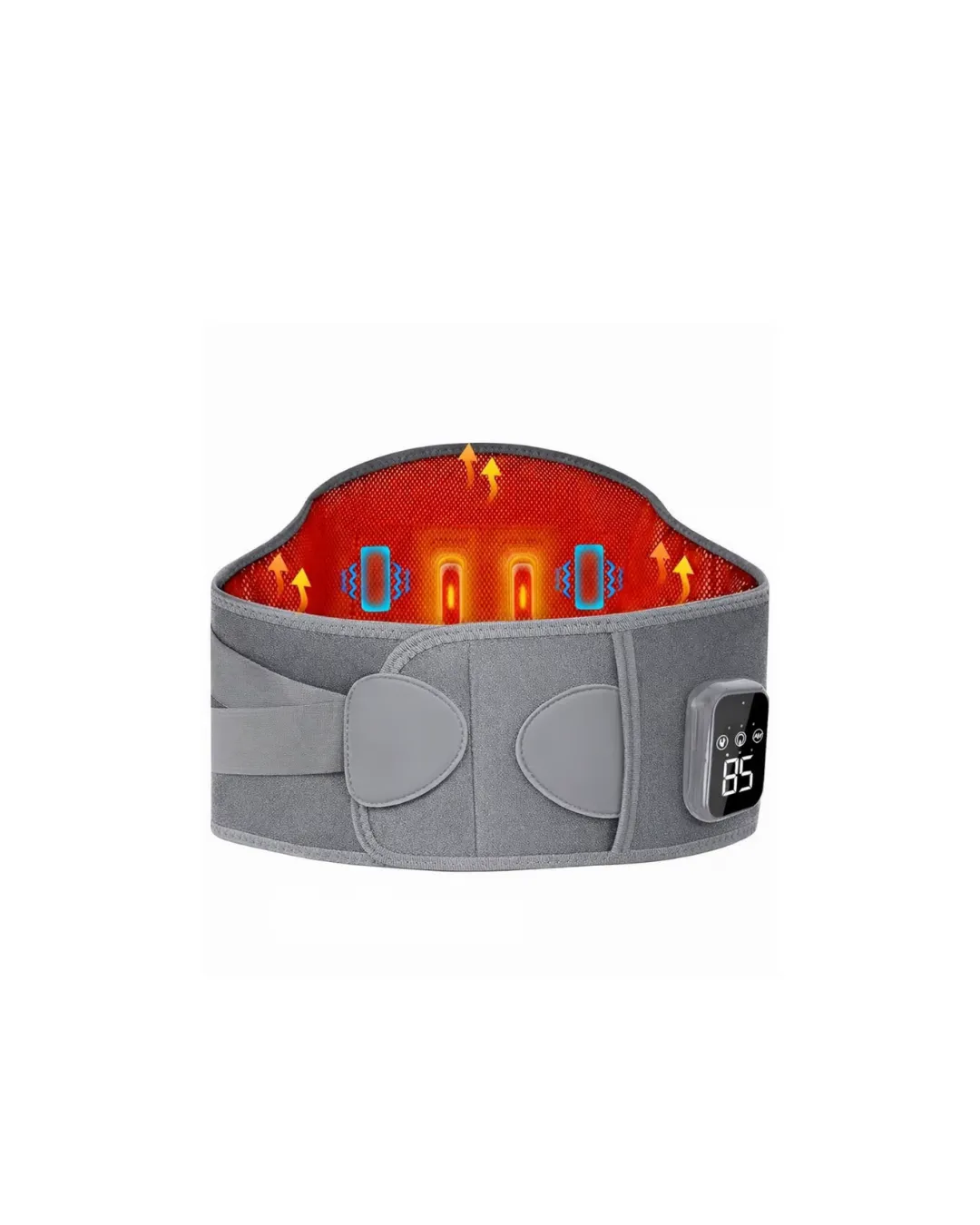 Kablosuz Isı Terapili Bel Kemeri 3 Masaj Modlu USB Şarjlı Tasarım