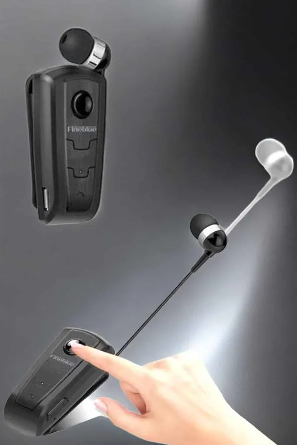 Makaralı Bluetooth Kulaklık Çağrı Cevaplama Kablolu Uzun Pil Ömrü