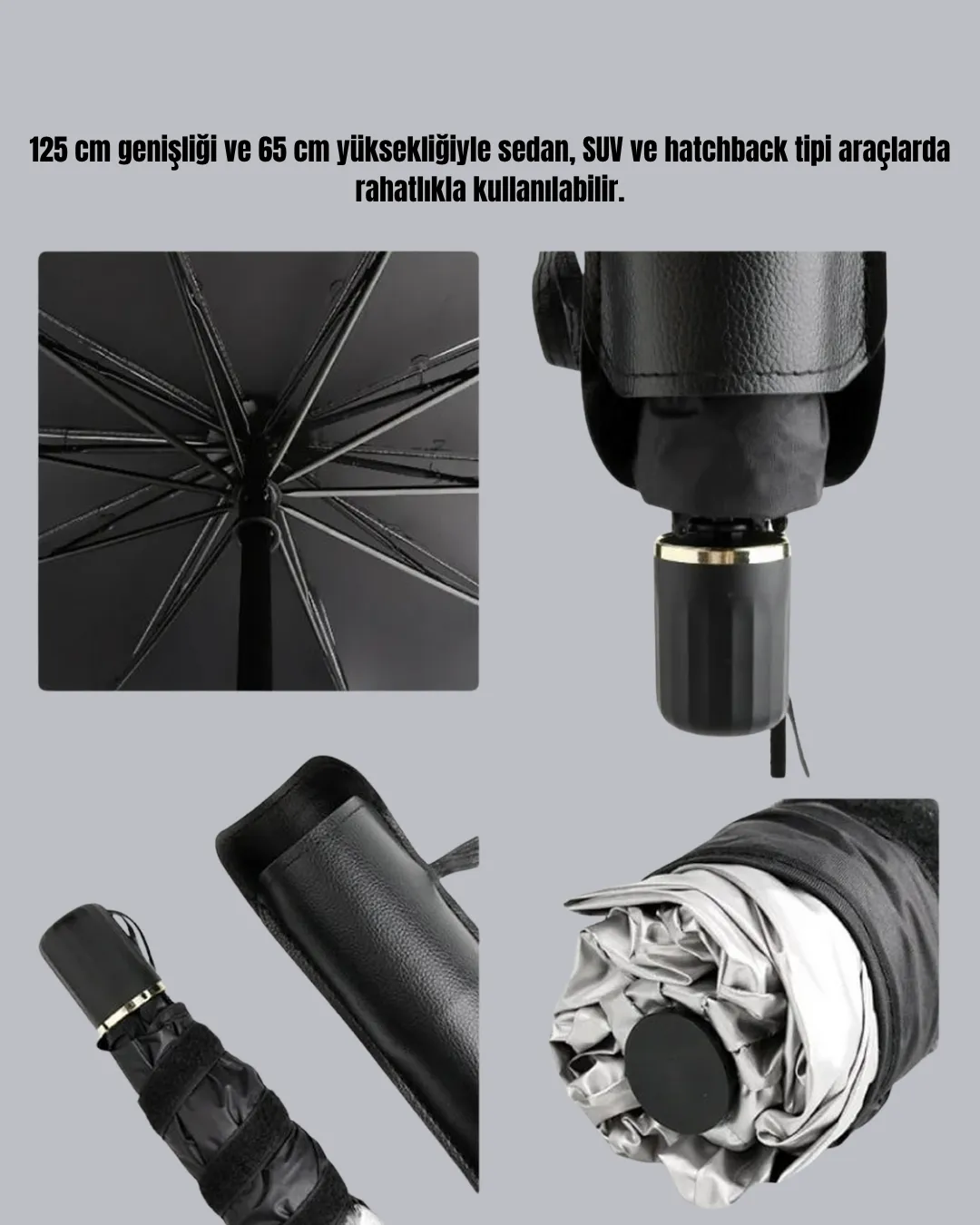 Katlanabilir Oto Güneşlik – Pratik, Dayanıklı, UV Koruyucu Tasarım