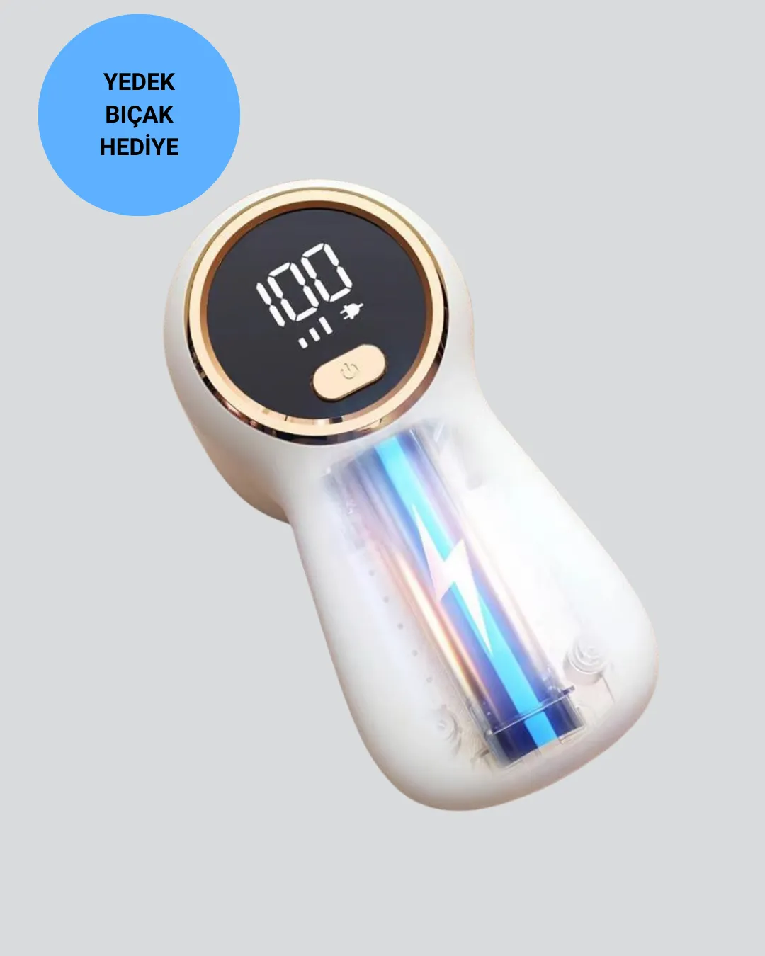 Şarjlı Tüy Temizleyici Paslanmaz Çelik Bıçaklı