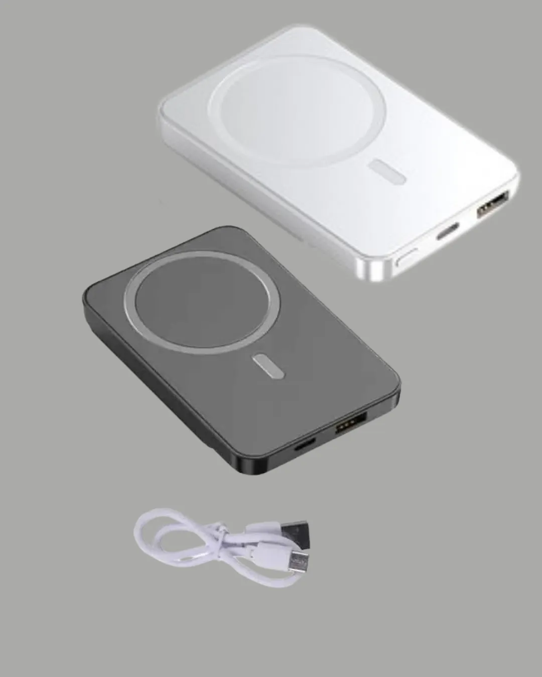 Gerçek Zamanlı Güç Göstergeli Manyetik USB-C Taşınabilir Powerbank