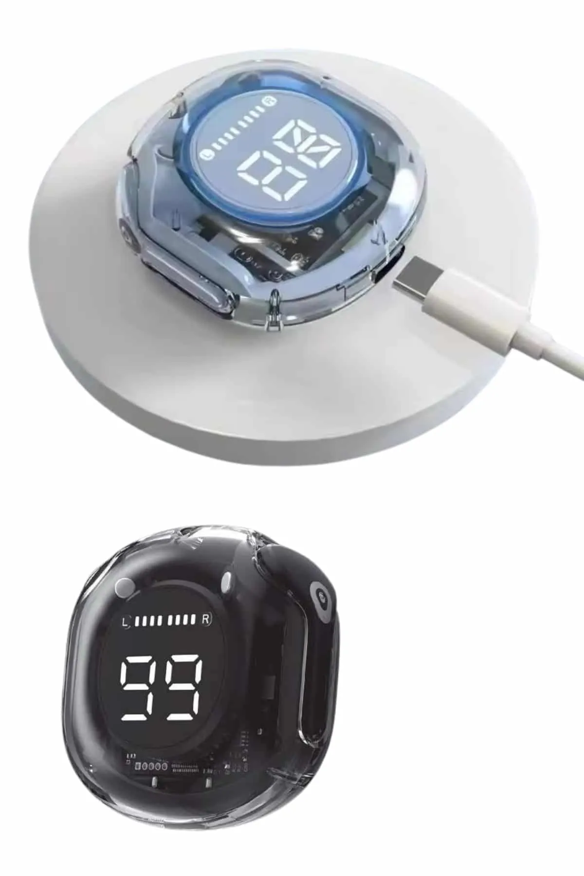 Ultrapods Led Göstergeli Oyuncu Kulaklığı ANC Destekli Bluetooth 5.3