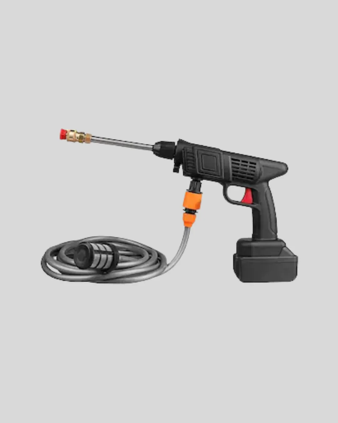 48V Kablosuz Yıkama Makinesi – 2 Pil, Köpük Tankı ve Ayarlanabilir