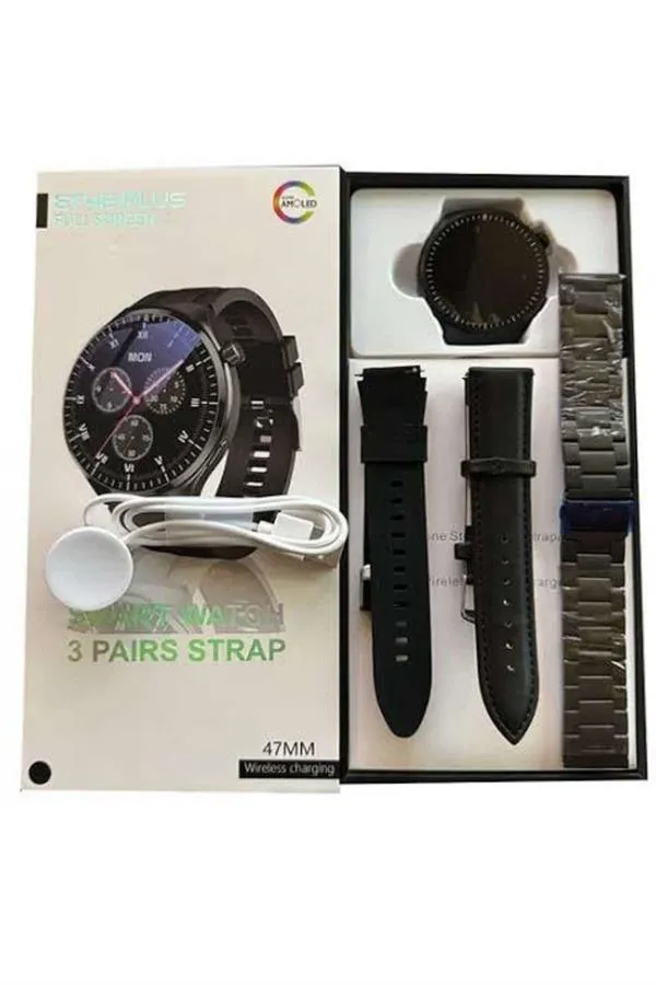 Akıllı Saat Yeni Nesil Üç Kordonlu Nabız Ölçer Çağrı Cevaplama