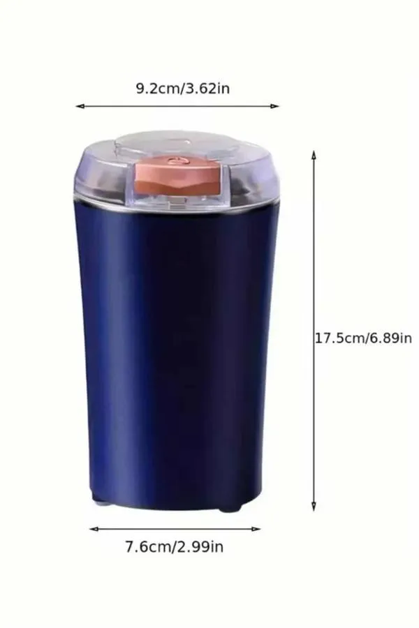 Kahve ve Baharat Öğütücü Kolay Temizlenebilir Paslanmaz Çelik Taşınabilir