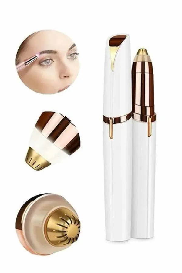 Kaş Bıyık Tüy Epilasyon Aleti Pilli Yüz Kaş Epilatör Kıl Tüy Alma Epilasyon