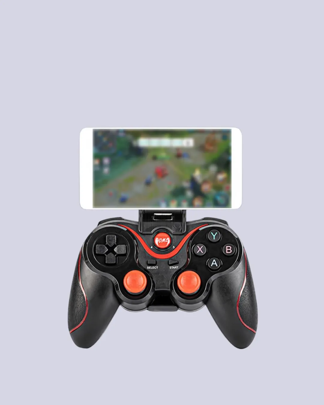 Ergonomik Tasarımlı Kablosuz Bluetooth Gamepad Titreşimli