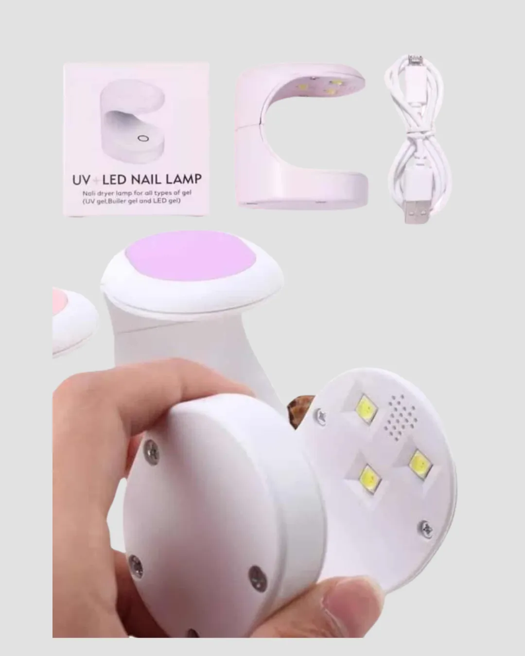 UV ve LED Jel Kurutmaya Uygun – Çift Dalga Boylu Mini Kurutucu