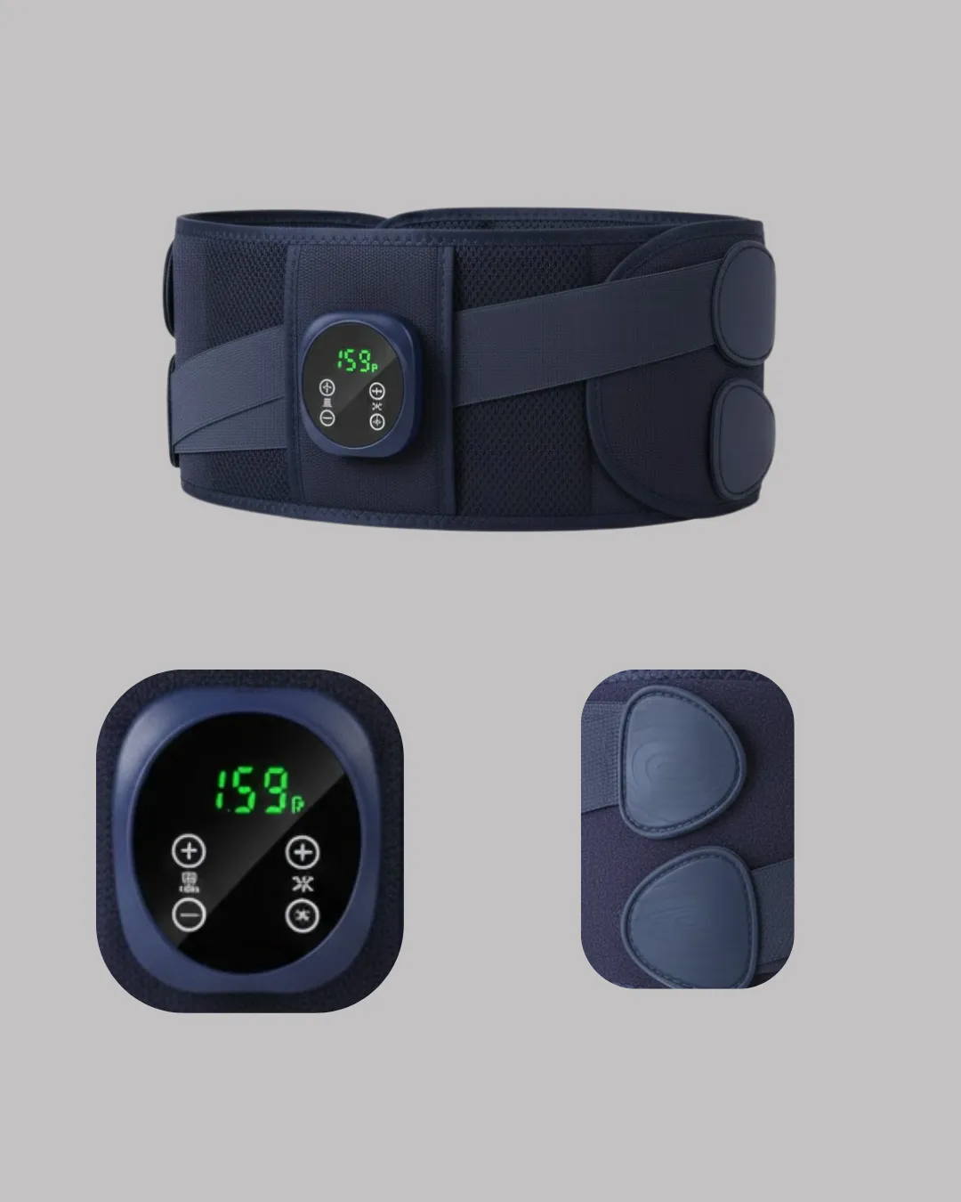 Titreşimli Masajlı Bel Kemeri Sessiz Çalışma 100 cm Bel Uyumlu