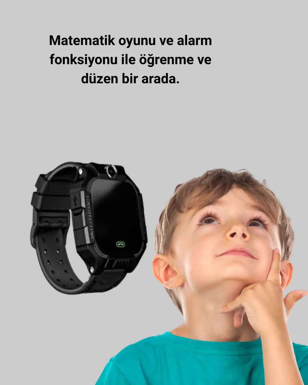 S10 Akıllı Çocuk Saati SİYAH