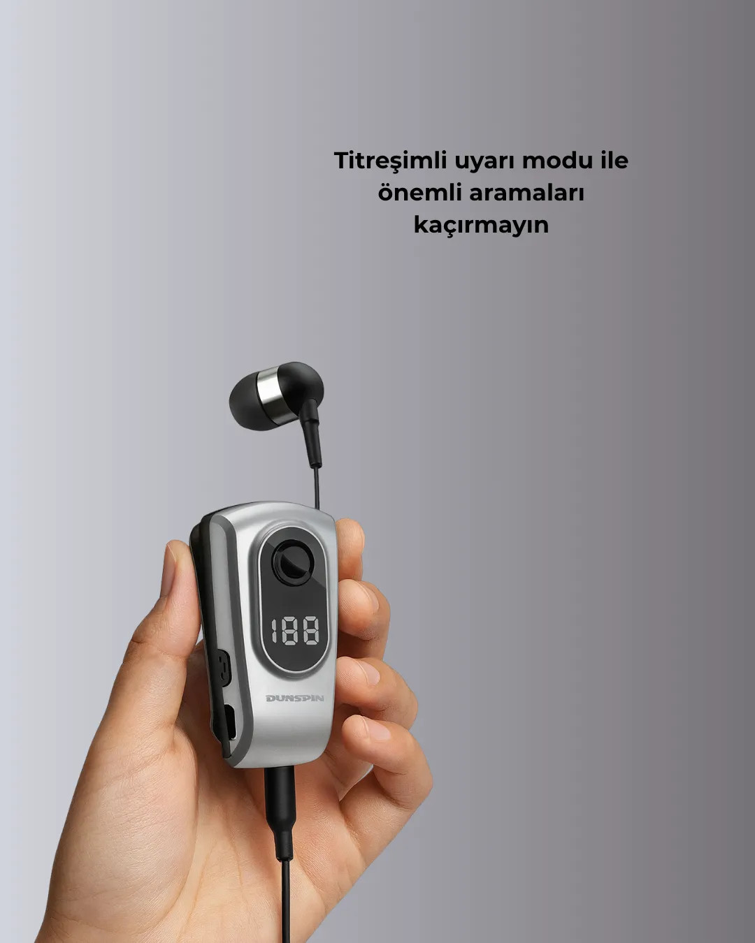 Titreşimli Bluetooth Kulaklık – Hızlı Şarj ve Uzun Bekleme Süresi