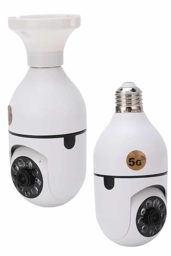 Güvenlik Kamerası Wi-Fi Özellikli 360 Derece Full Hd 1080p Ampül Kamera