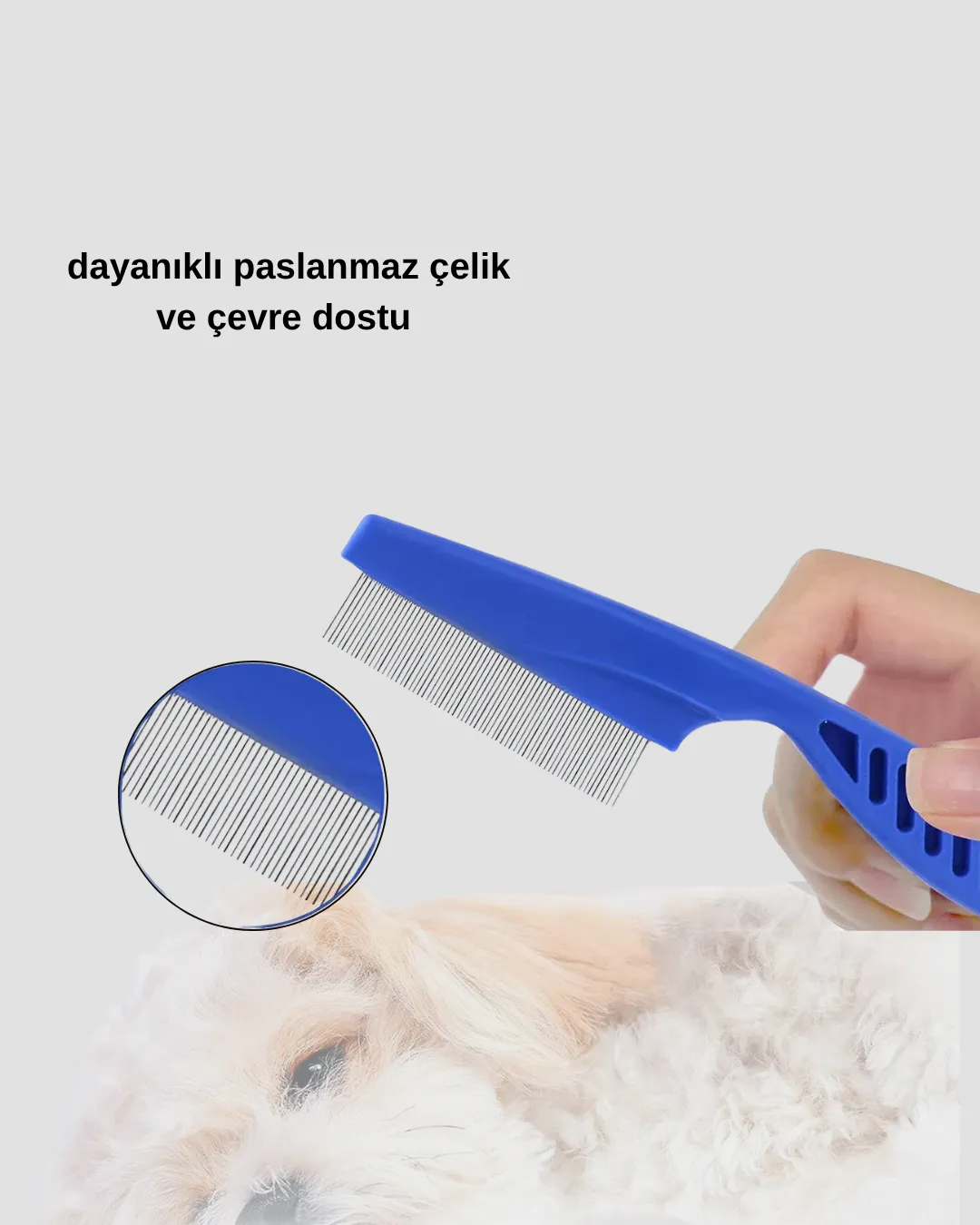 4’lü Evcil Hayvan Tüy Temizleme Seti – Paslanmaz Çelik,Plastik, Pratik ve Hijyenik Bakım