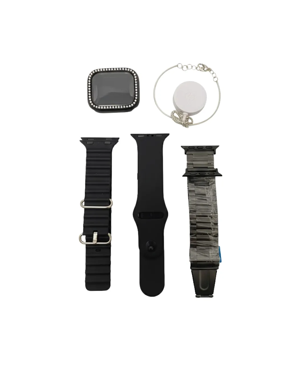 Akıllı Saat Aksesuar Seti Değiştirilebilir Kordon ve Şarj Aparatı