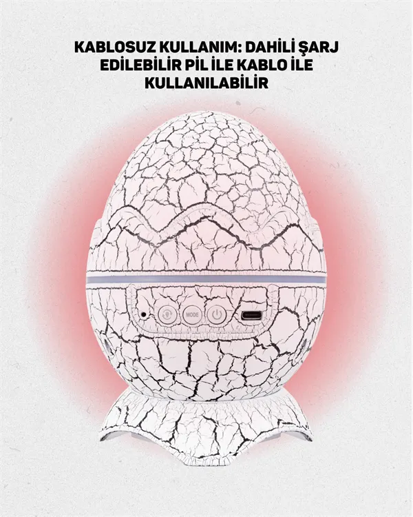 Ayarlanabilir Parlaklık ve Sis Efektli Atmosfer Lambası