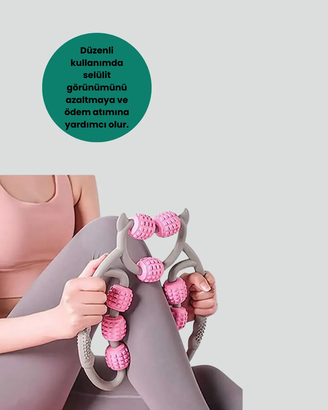 Plastik Masaj Aleti Derin Doku Kas Gevşetici Rulo