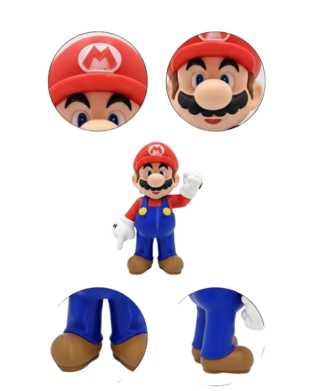 3D Süper Mario Dekoratif Biblo Koleksiyonluk Oyun Karakteri Figürü