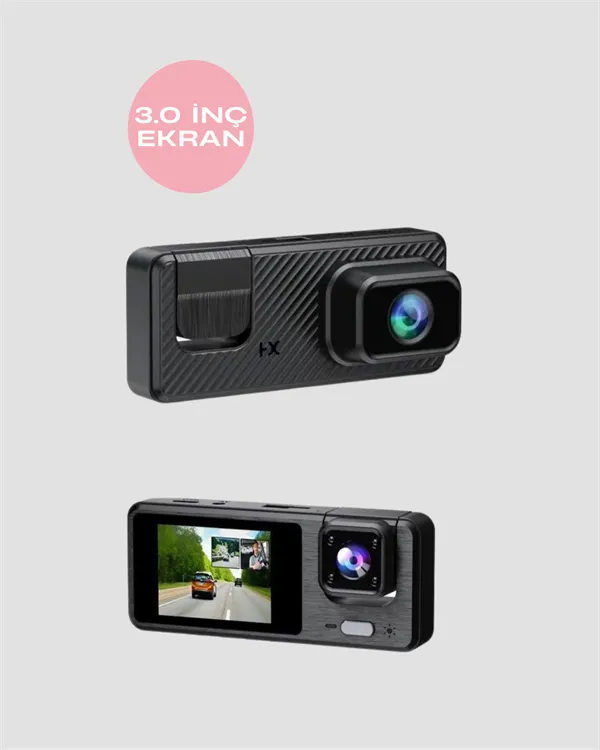 3 Kameralı DVR Araç Kamerası – Tam Güvenlik, Tam Kapsama