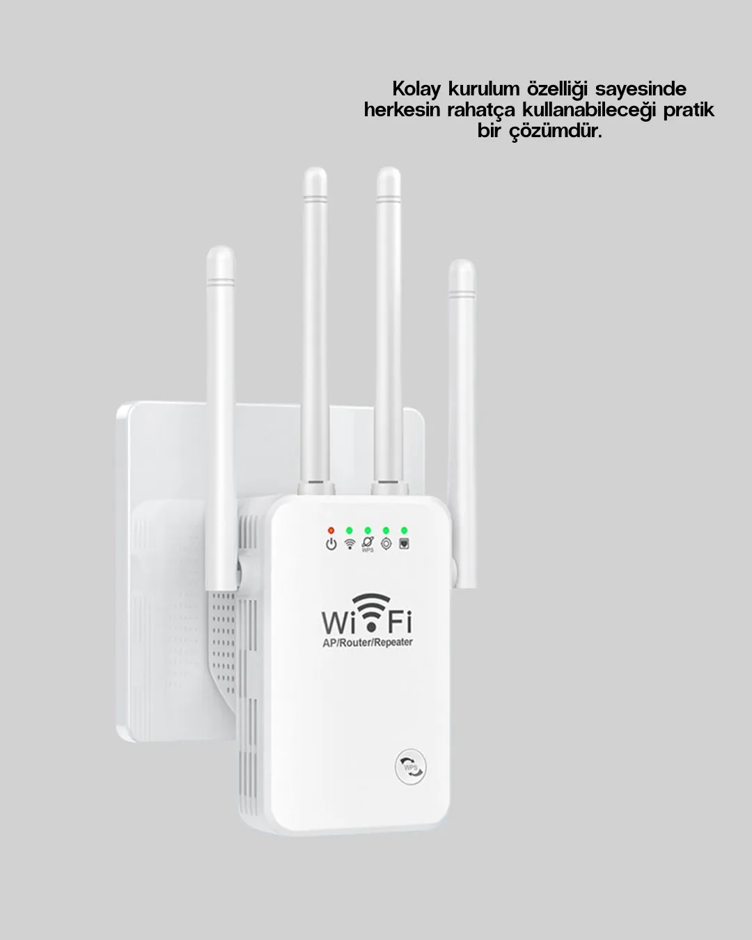 Yüksek Hızlı Parazit Önleyici WiFi Repeater Router