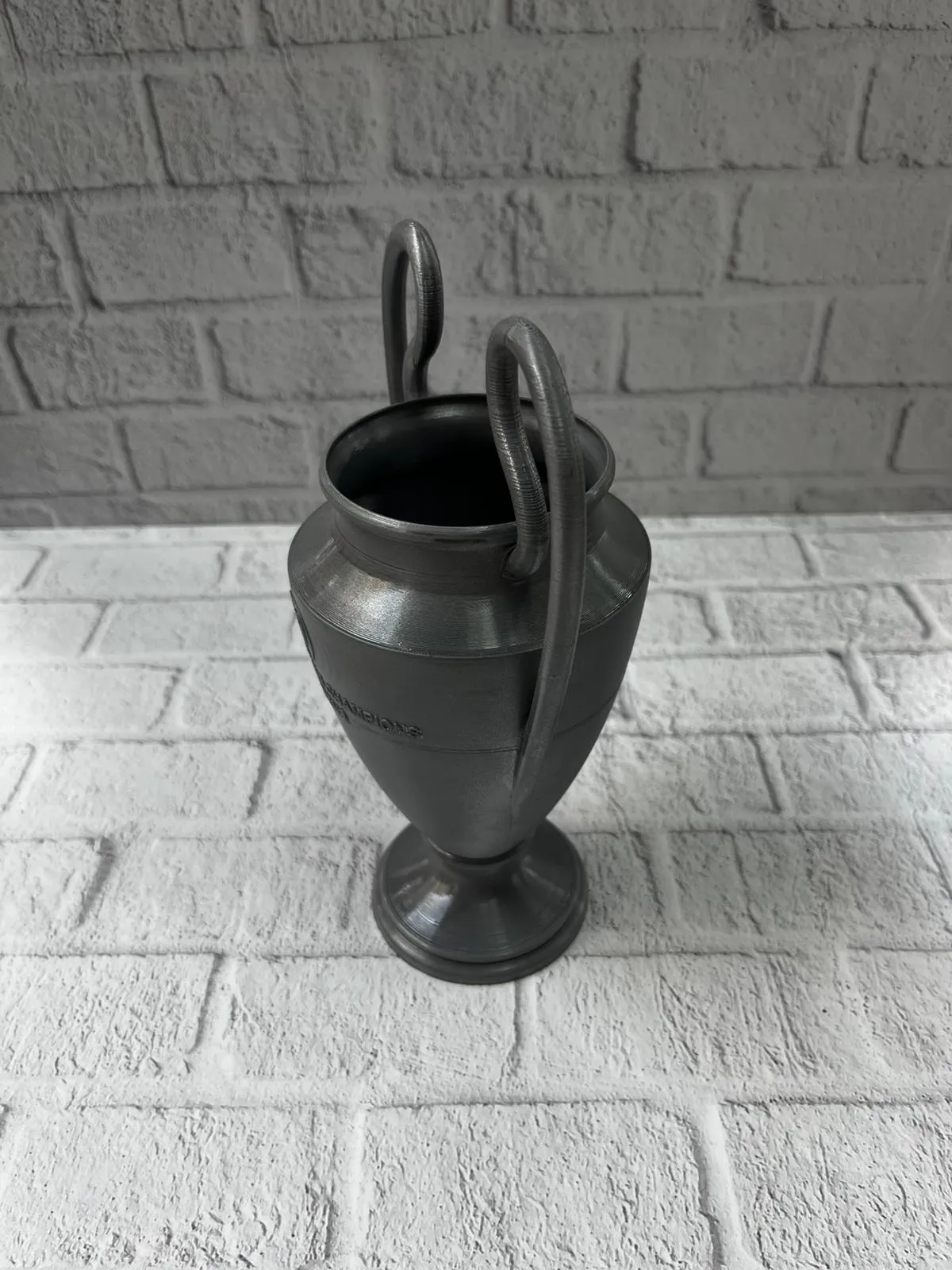 Füme Şampiyonlar Kupası 25cm Modern Dekor Ödül Biblo