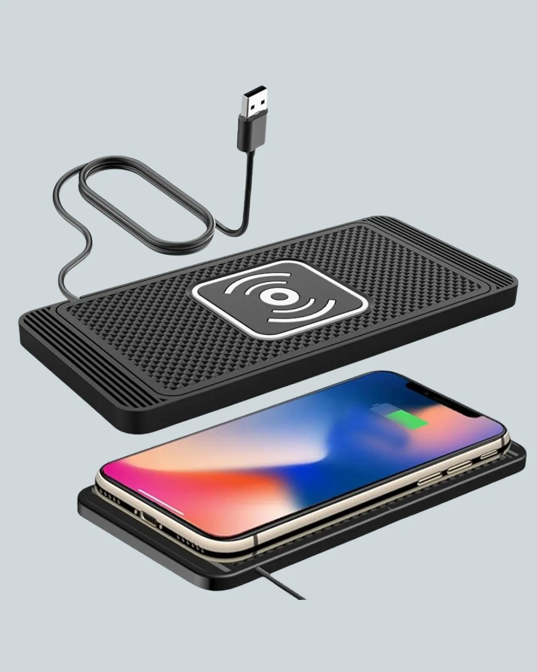 Araç İçi Kablosuz Şarj Pedi – Manyetik Güçlü Tutuş, Hızlı Şarj Özelliği