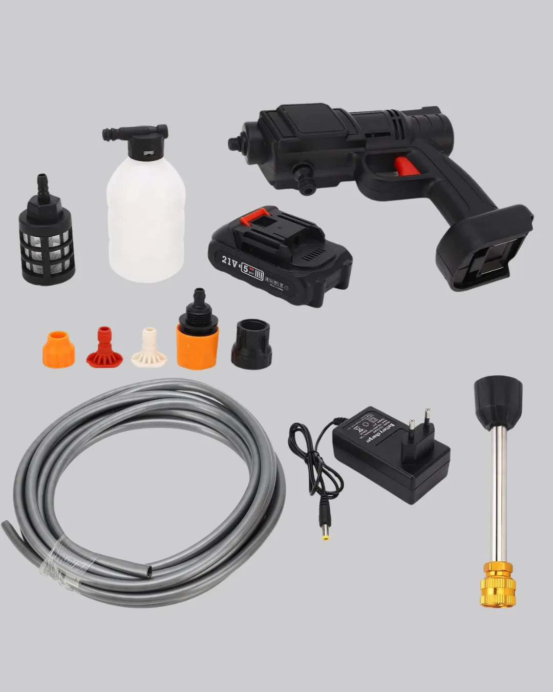 48V Şarjlı Basınçlı Yıkama Cihazı Köpük Hazneli 2025 Orijinal Model