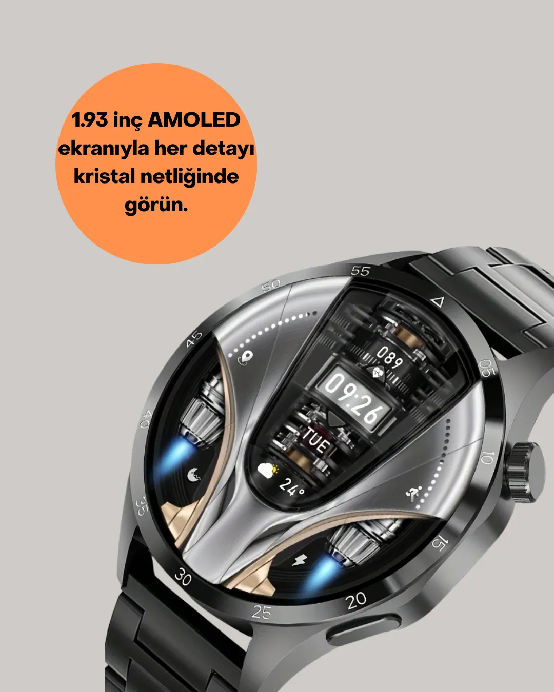 Nabız, Uyku ve Spor Takibi ile SW80 Akıllı Saat Sağlık Dostunuz