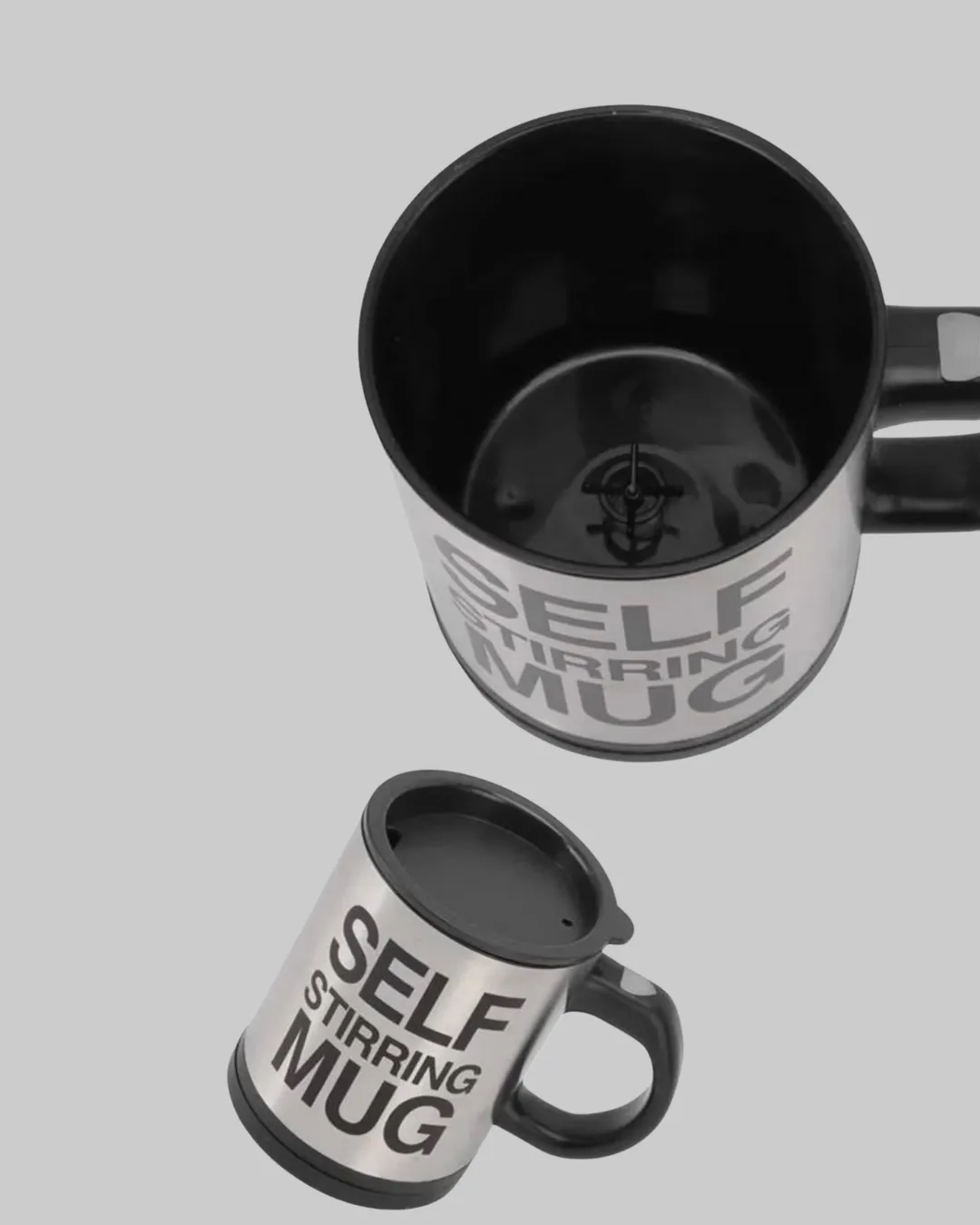 Otomatik Karıştıran Akıllı Kupa – Paslanmaz Çelik, Isı Korumalı