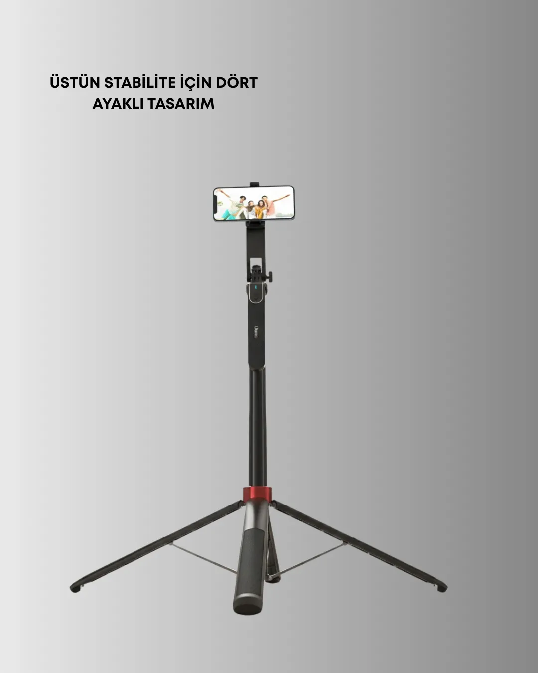 Ayarlanabilir Telefon Tripodu Selfie Stick Çok Açılı Çekim