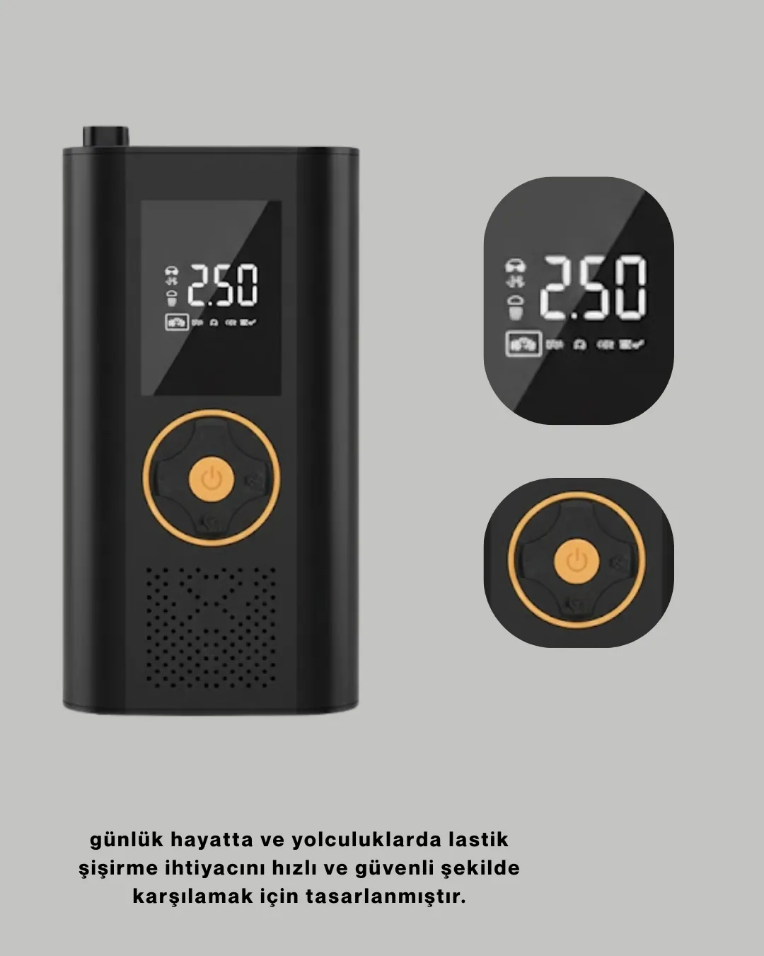 LED Ekranlı Akıllı Hava Kompresörü Hassas Basınç Kontrolü