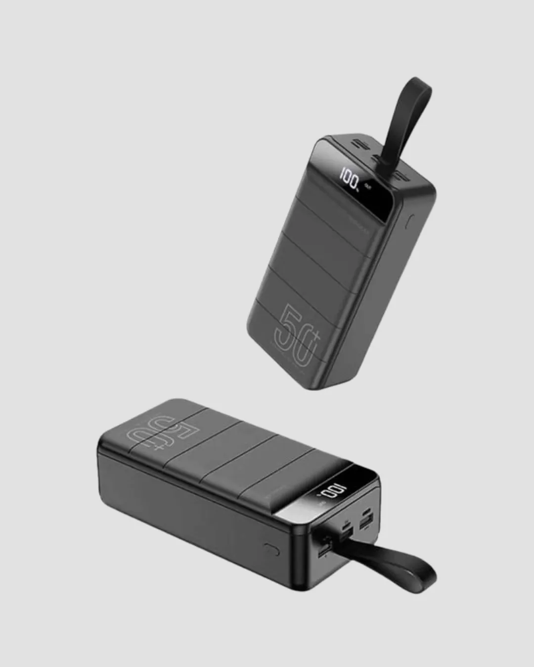 Ultra Güçlü 50.000 mAh Powerbank – LED Ekranlı, Çoklu Bağlantı Seçenekli, Akıllı Koruma Sistemli Şarj Ünitesi