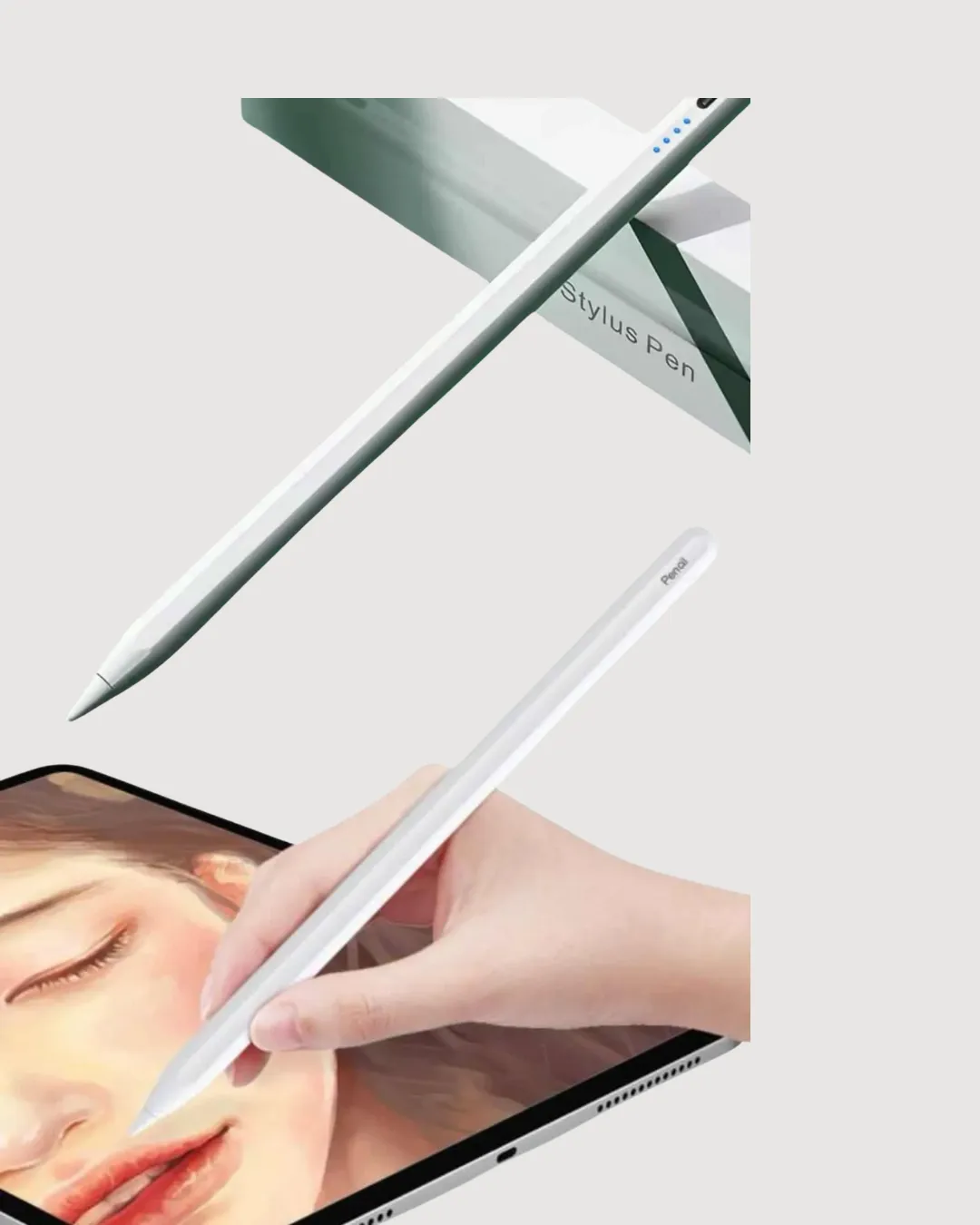 Yüksek Hassasiyetli Eğim Sensörlü Dijital Kalem – USB-C Hızlı Şarjlı