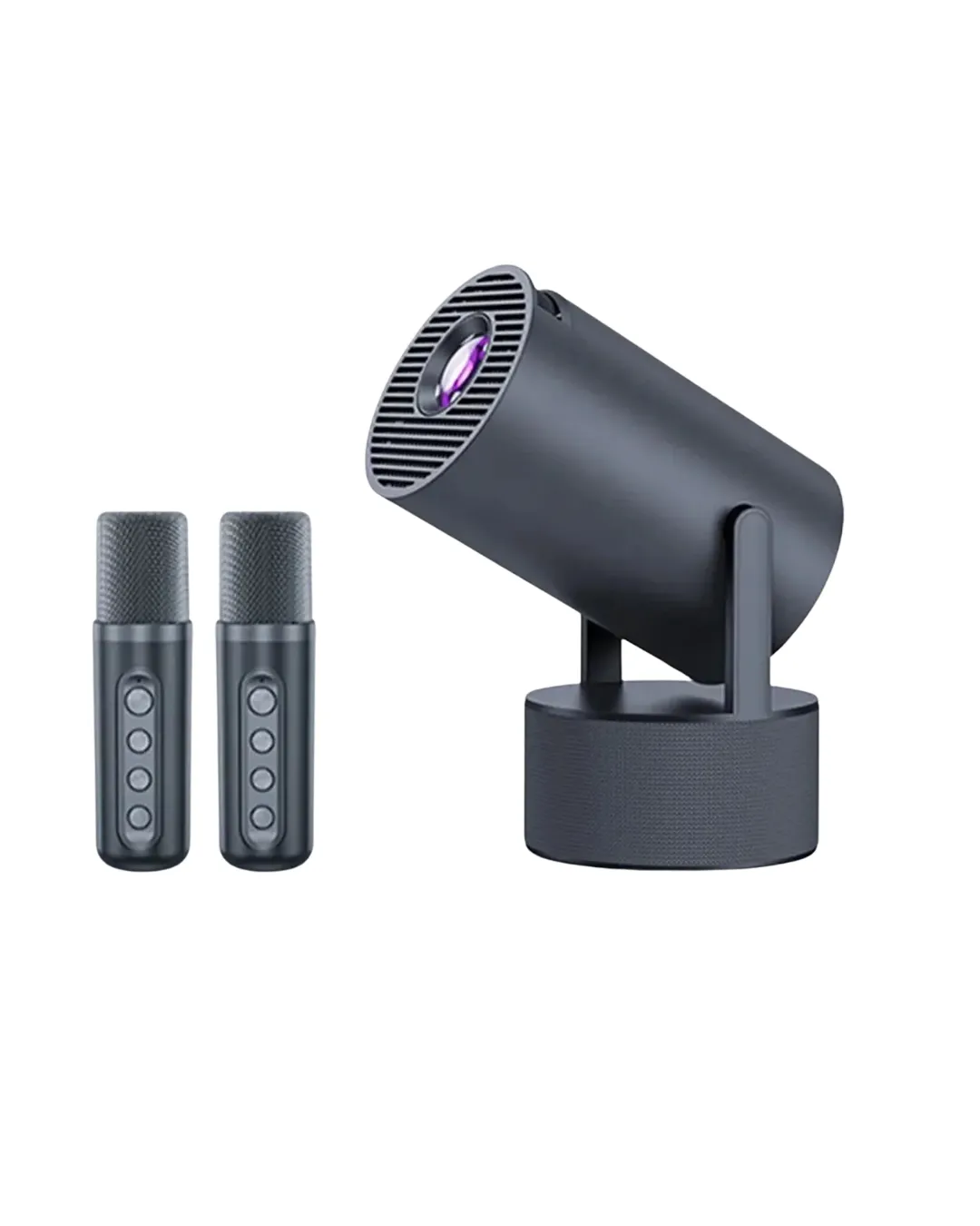 Akıllı Projeksiyon Cihazı Karaoke Mikrofonlu 1080P Android