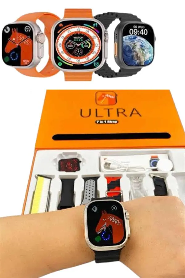 yeni nesil Unısex 7 Kordonlu Çok Fonksiyonlu Nabız Ölçer Uyku ve Sağlık Takibi