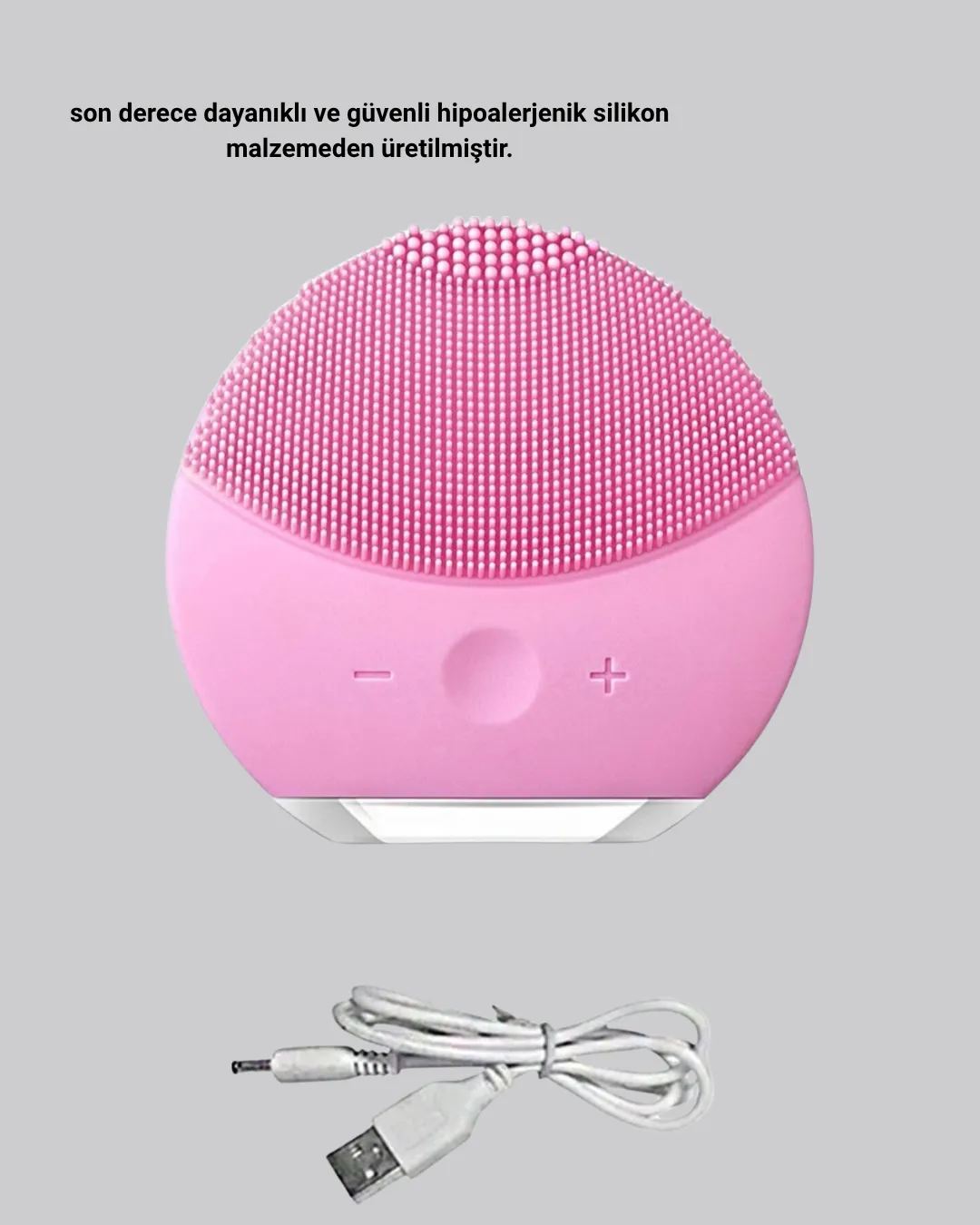 Cilt Dostu Silikon Yüz Masaj Aleti – Hafif, Dayanıklı ve Su Geçirmez Tasarım