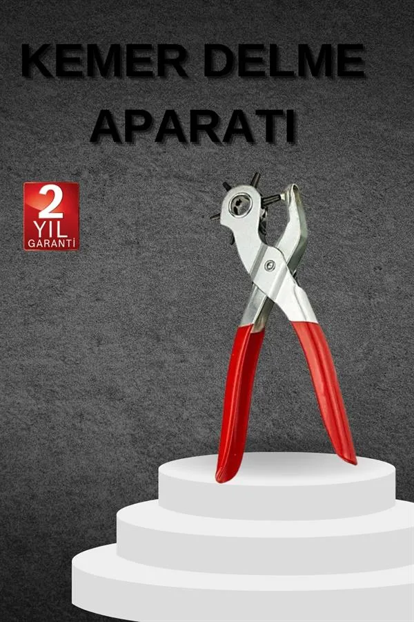 Kemer Delme Pensesi- Kemer Delik Açma Zımbası Paslanmaz Çelik