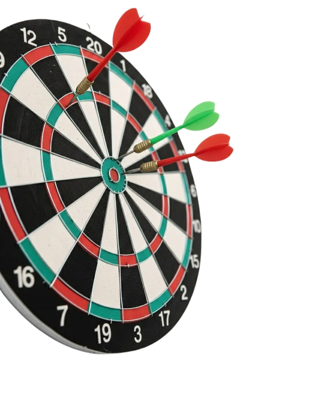 Ev ve Oyun Alanları İçin 15 İnç Dart Tahtası 4 Dart Oku Dahil