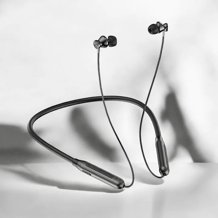 Kablolu Bluetooth Kulaklık Boyun Bantlı ANC Özelliği Yüksek Ses Kaliteli 100 saat