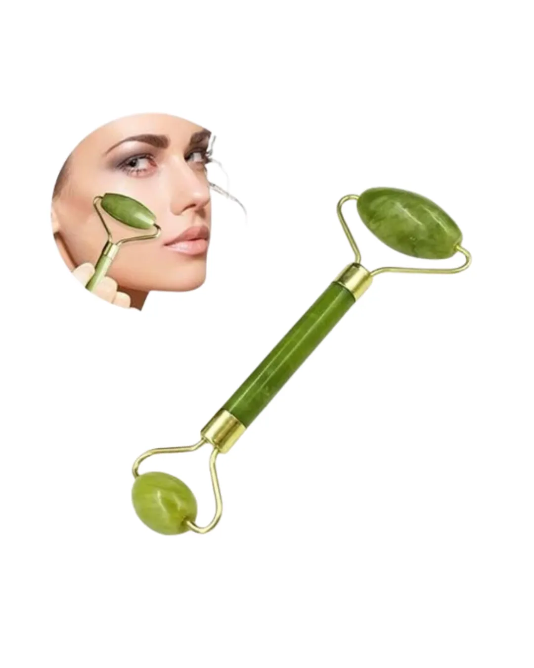 Yüz Masaj Aleti Roller ve Gua Sha 2li Set