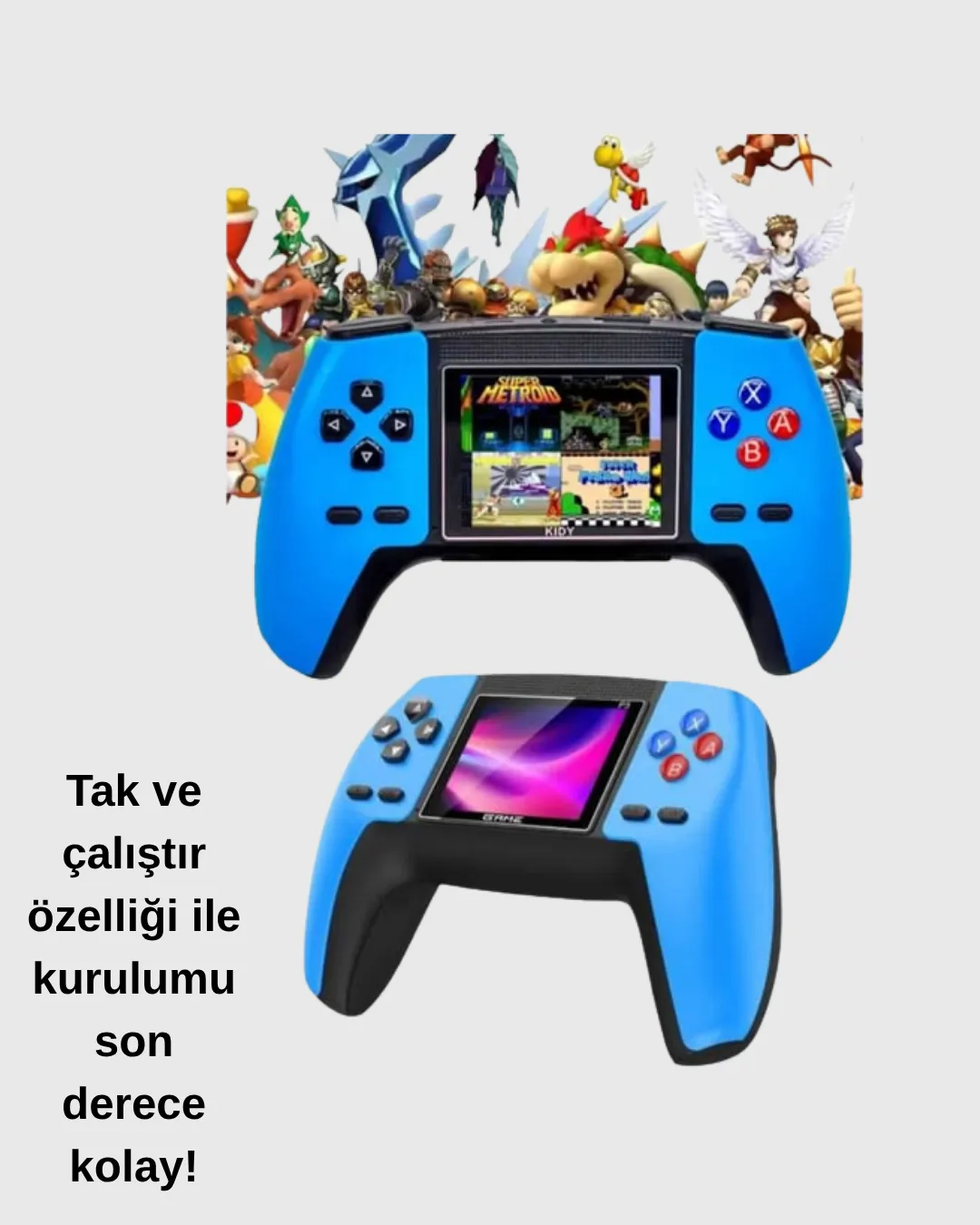 P5 Retro Oyun Konsolu | Ergonomik Tasarım, Taşınabilir