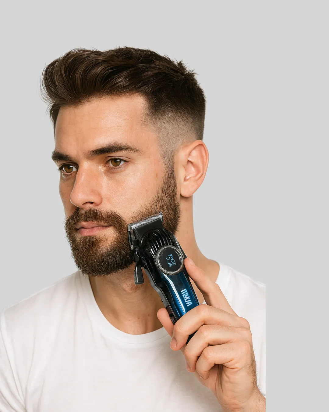 Güçlü Motorlu Paslanmaz Çelik Bıçaklı Saç Kesim Makinesi